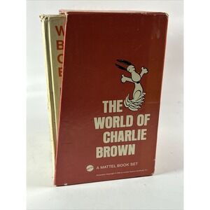 The World Of Charlie Brown 1958 Mattel Book Set Of 9 1958